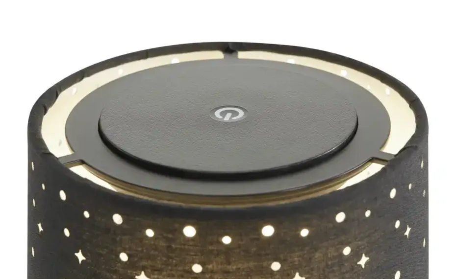 Akku LED-Tischleuchte schwarz