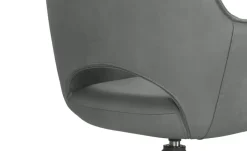 Armlehnstuhl mit Lederbezug