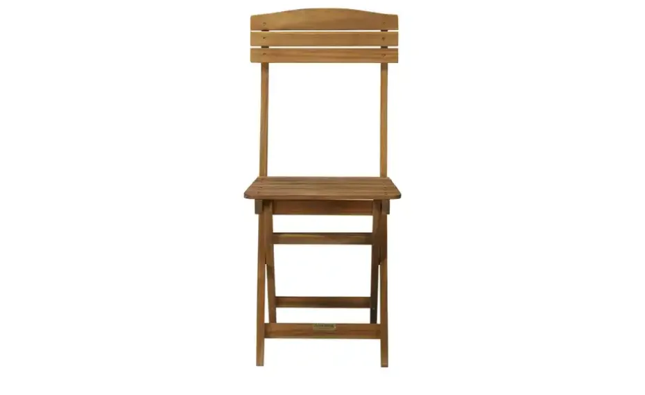 Balkonklappstuhl 2er-Set aus Akazienholz Java