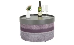 bassetti by SCHRÖNO Pouf aus Velours Tino