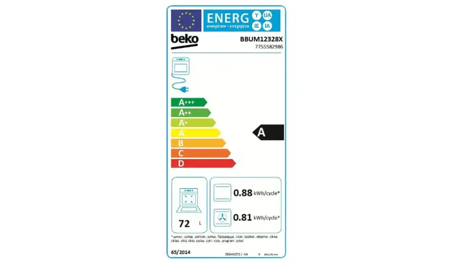 BEKO Einbau-Herdset BBUM12328X