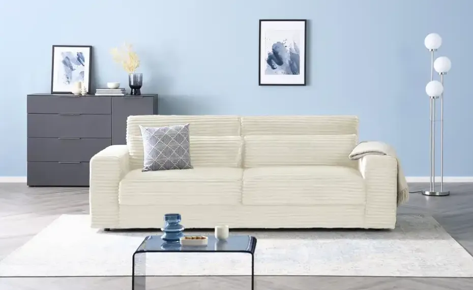 Big Sofa in modernem Breitcord
