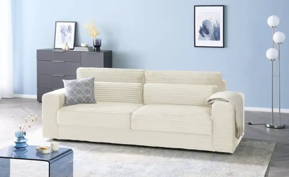 Big Sofa in modernem Breitcord