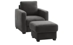 bobb Hocker mit Boxspringpolsterung Lisa de Luxe
