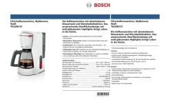BOSCH Kaffemaschine TKA3M131