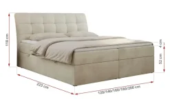 Boxbett mit Bettkasten
