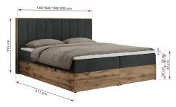 Boxbett mit Bettkasten