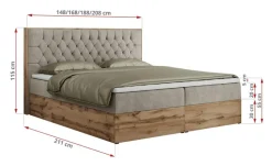 Boxbett mit Bettkasten