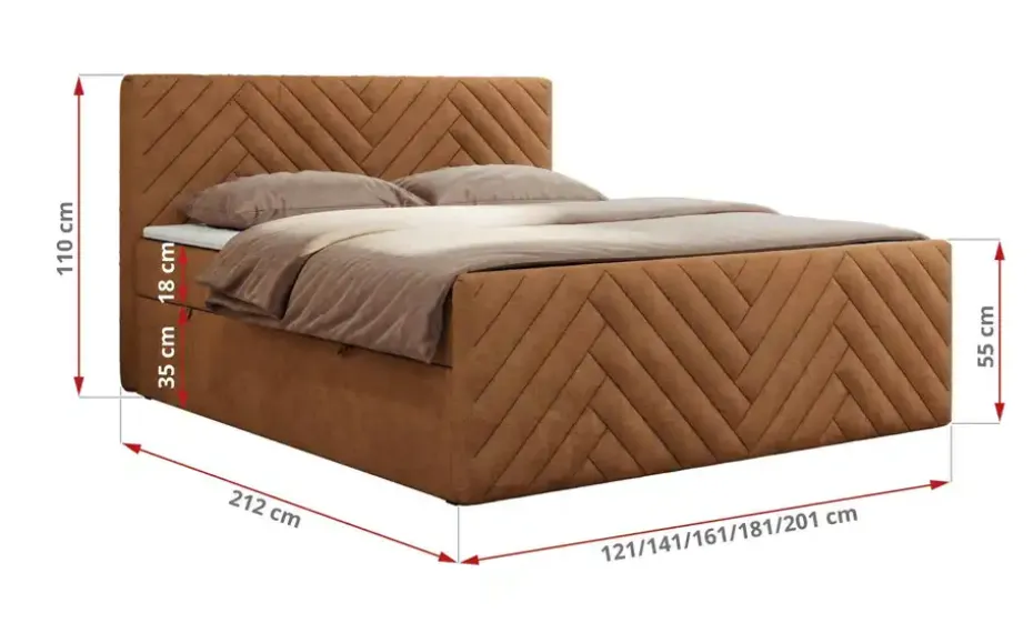 Boxbett mit Bettkasten