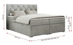 Boxbett mit Bettkasten