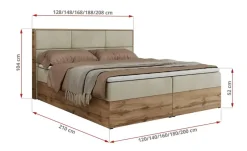 Boxbett mit Bettkasten