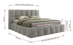 Boxbett mit Bettkasten