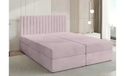 Boxbett mit Bettkasten und Topper