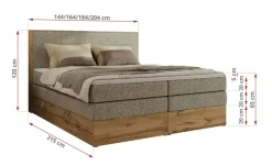 Boxspringbett mit Bettkasten