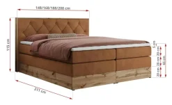 Boxspringbett mit Bettkasten