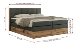 Boxspringbett mit Bettkasten
