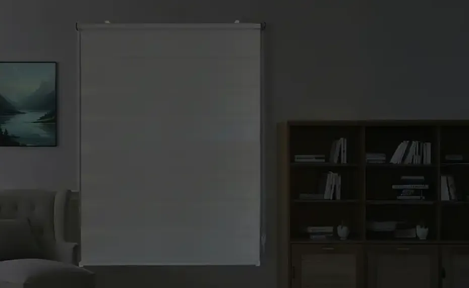 como Seitenzugrollo D&N Duorollo Blackout