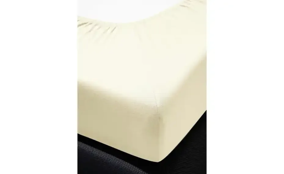 como Kuschel Jersey Spannbetttuch