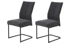 Cord-Polsterstuhl 2er-Set