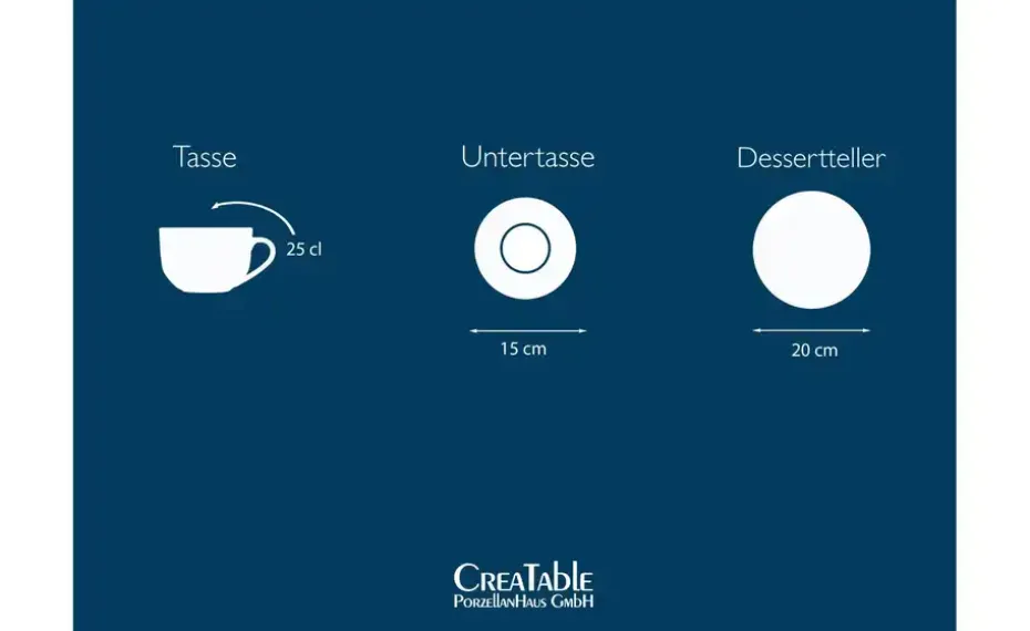 CreaTable Kaffeeservice Chef Collection