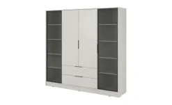 Drehtürenschrank mit 2 Schubladen