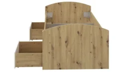 Einzelbett mit Schubladen