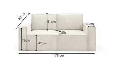 Einzelsofa Orto