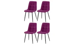 Esszimmerstuhl 4er-Set Antibes