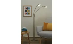 Fischer-Honsel LED-Lese-Leuchte 2-flammig, Nickel-matt