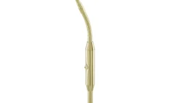 Fischer-Honsel LED-Leseleuchte, Messing-matt mit Dimmer