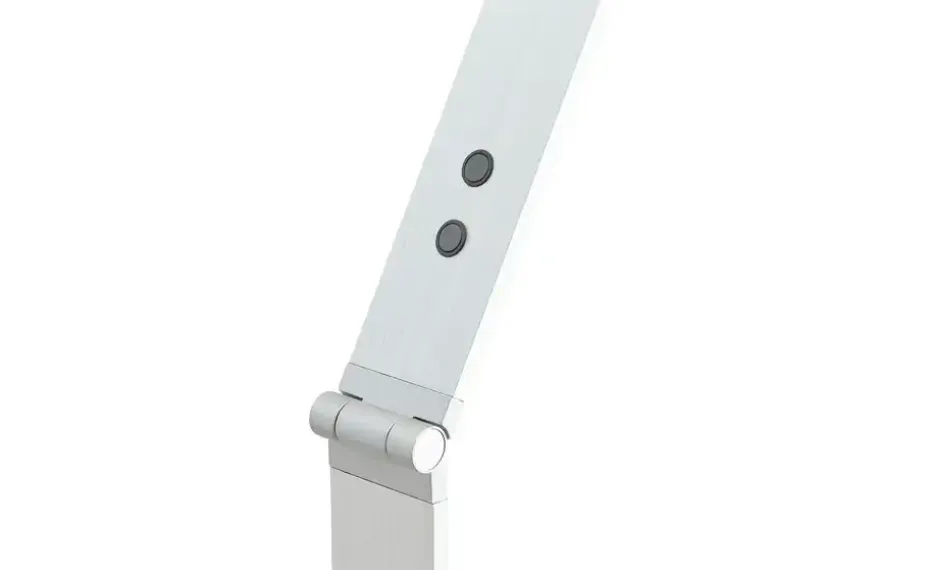 Fischer-Honsel LED-Stehleuchte, Alufarben mit Dimmer