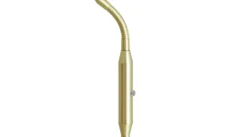 Fischer-Honsel LED-Stehleuchte, 1-flammig, messing matt