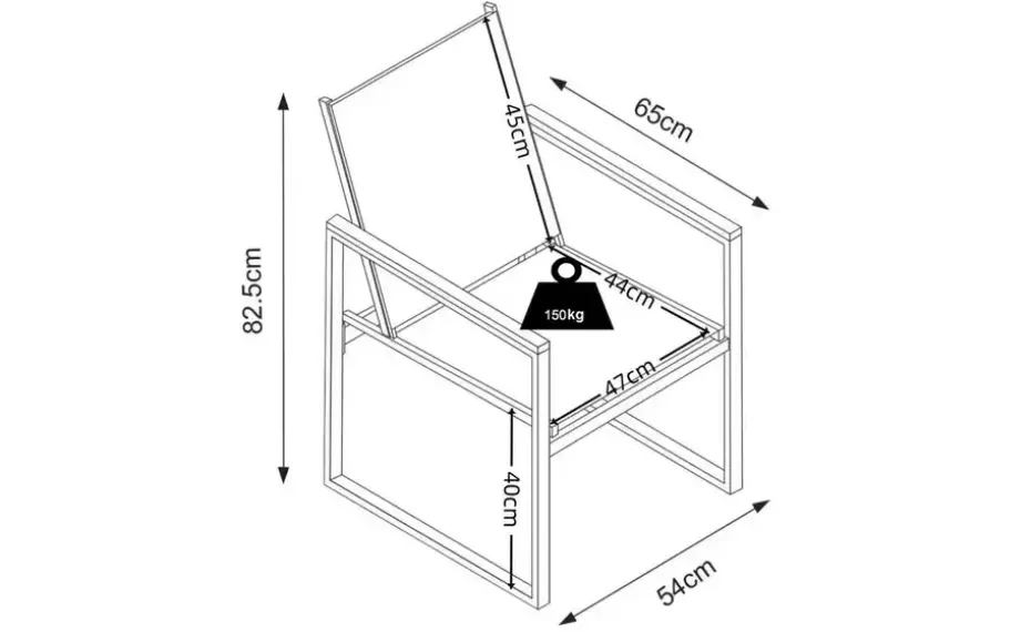 Gartenstuhl 2er-Set