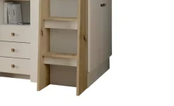 Hochbett mit Kleiderschrank und Schreibtisch
