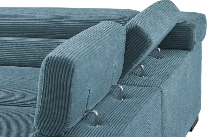 Jette Home Ecksofa aus Cord Jette Flirt