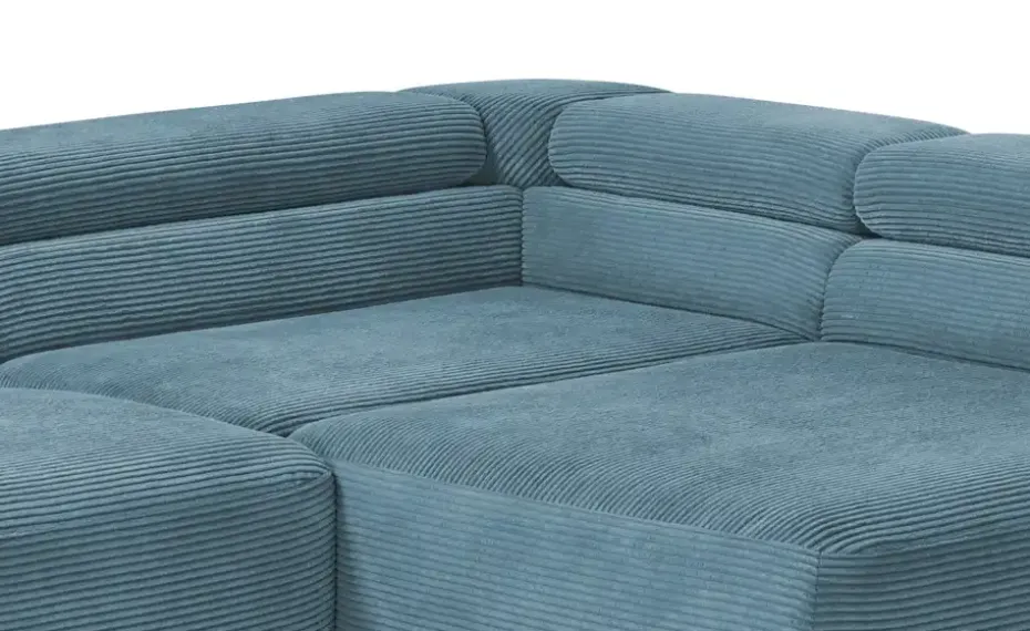 Jette Home Ecksofa aus Cord Jette Flirt