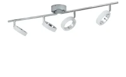 KHG LED-Deckenstrahler, 4-flammig, Acrylringe