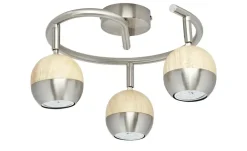 KHG LED-Spot, 3-flammig mit Holz