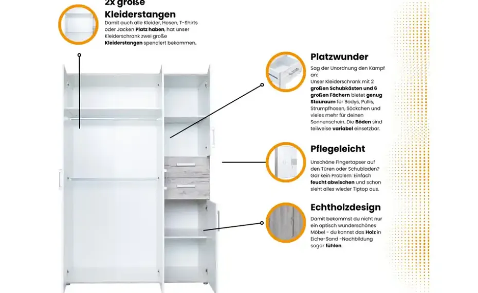 Kinderzimmer 4er-Set