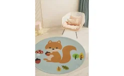 KJUT Kurzflorteppich Eichhörnchen