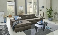 Kollektion Kraft Ecksofa aus Mikrofaser Kathrin
