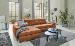 Kollektion Kraft Ecksofa aus Mikrofaser Kathrin