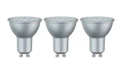 LED 3-er Pack GU10/ 6,5W, silber