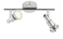 LED-Badspot, 2-flammig, chrom