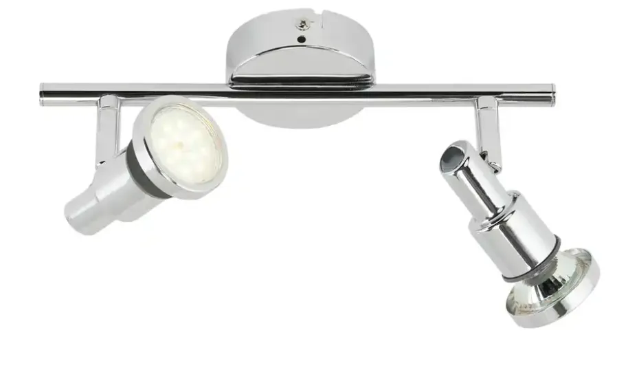 LED-Badspot, 2-flammig, chrom