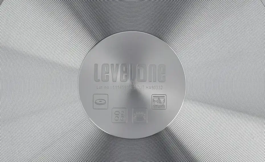 levelone Schmorpfanne mit Glasdeckel