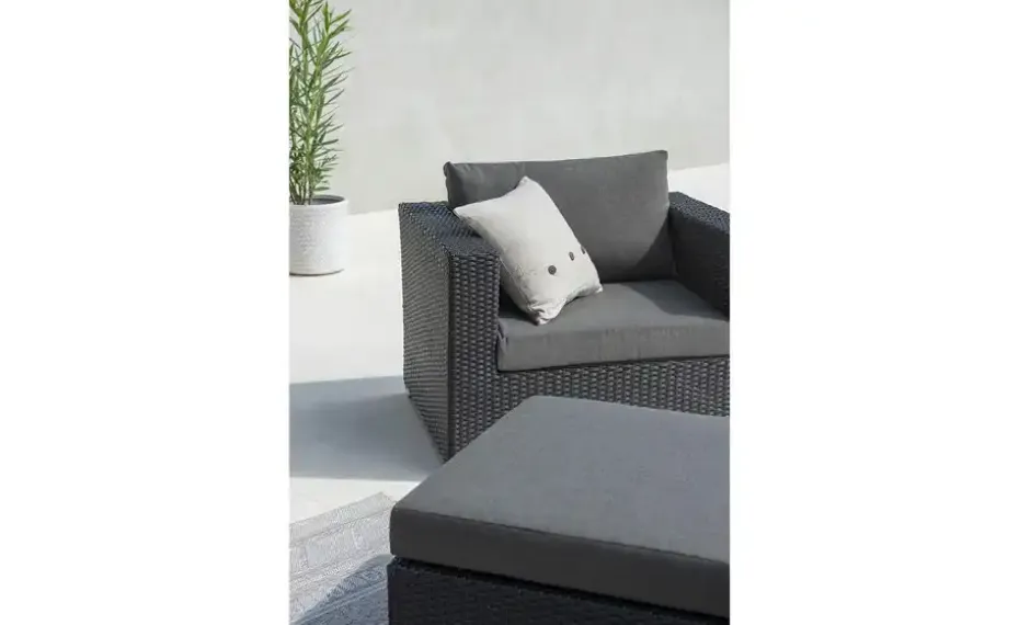 Loungetisch mit Glasplatte Casablanca