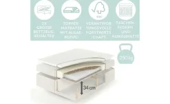 maison de rêve Boxspringbett mit Stauraum Passion