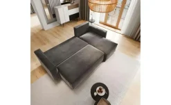 MASSENO Ecksofa mit Schlaffunktion Siles