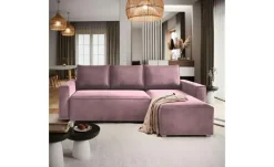 MASSENO Ecksofa mit Schlaffunktion Siles